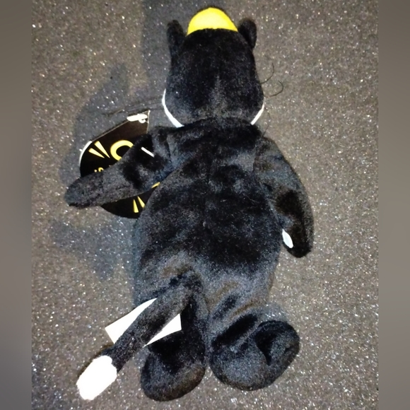 Vintage CAT Scale Beanie Black Kitty Cat Plush Toy - Trucking Collectible! - Picture 8 of 9